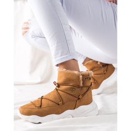 Botas de nieve para mujer Big Star II274266 marrón 4