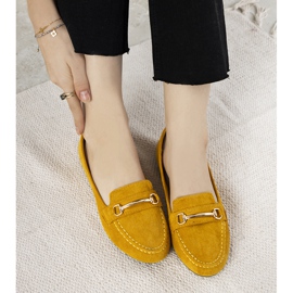 Mocasines de mujer dominique mostaza amarillo 1 Mocasines de mujer dominique mostaza amarillo 1