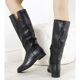 Botas de cuña Zavala negras negro 3