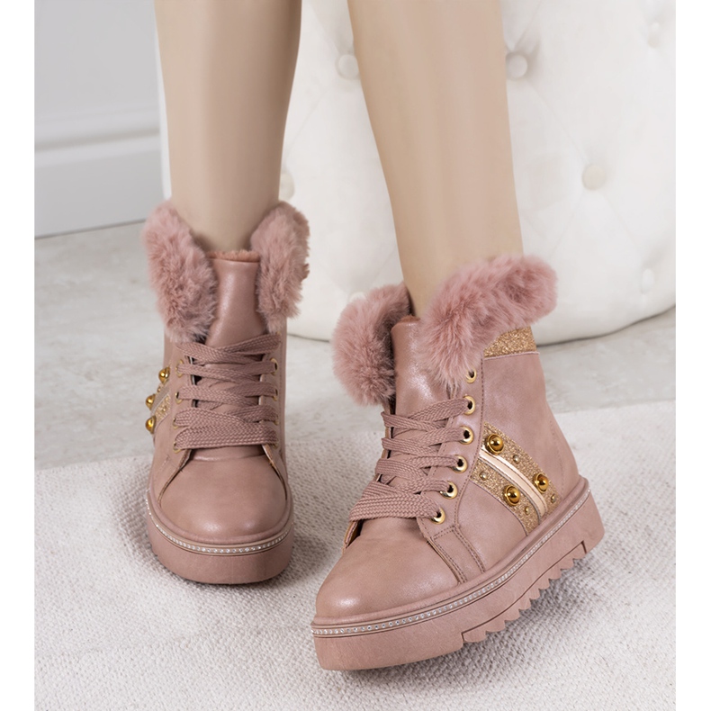 Zapatillas de invierno rosa Bernal rosado 2