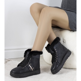 Zapatillas de invierno negras Bernal negro 1 Zapatillas de invierno negras Bernal negro 1