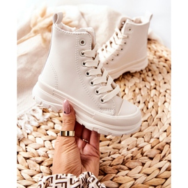 FR1 Zapatillas Cálidas Infantiles Piel Beige Claro Bomi 5