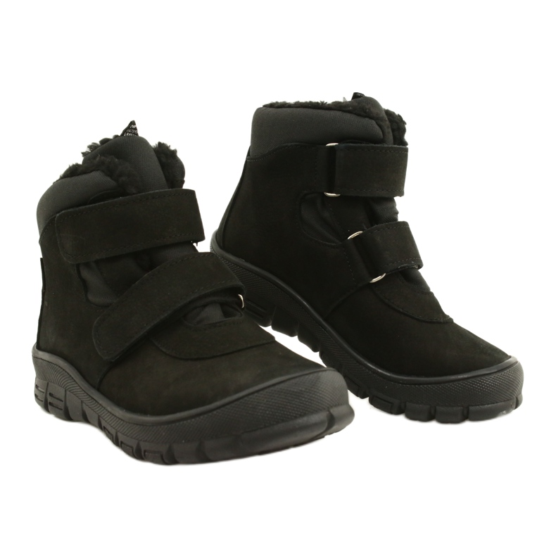 Botas Negras Impermeables con Velcro Mazurek 1360 negro 3