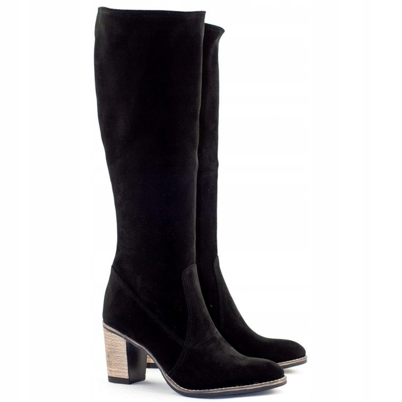 Olivier Botas negras de mujer con aislamiento en el poste. negro 2 Olivier Botas negras de mujer con aislamiento en el poste. negro 2