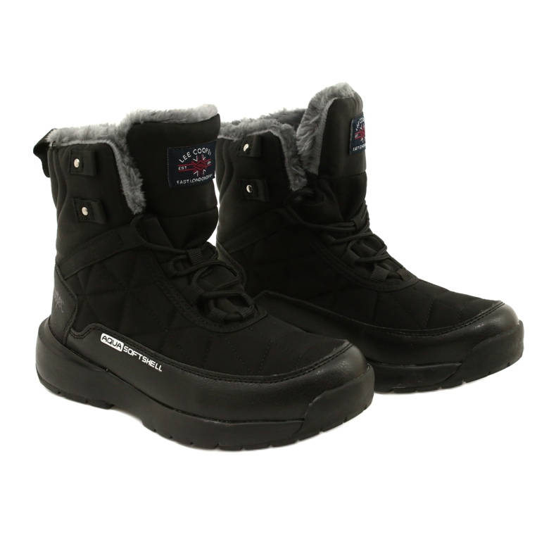 Botas de nieve para mujeres en Softshell Lee Cooper LCJ-21-17-0590L Negro Negro 4 Botas de nieve para mujeres en Softshell Lee Cooper LCJ-21-17-0590L Negro Negro 4