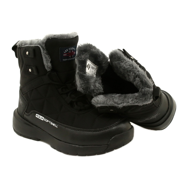 Botas de nieve para mujeres en Softshell Lee Cooper LCJ-21-17-0590L Negro Negro 5
