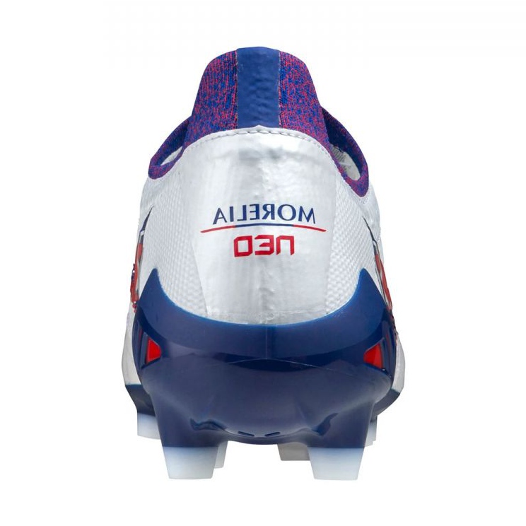 Botas de fútbol Mizuno Morelia Neo Iii Beta Japan Fg M P1GA219062 multicolor blanco 2