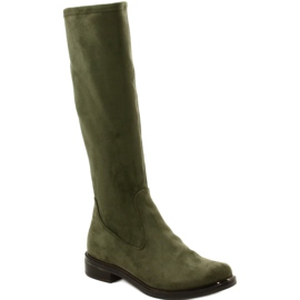 Botas de mujer Caprice 25512-27 737 oliva stretch verde 1