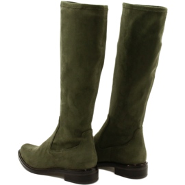 Botas de mujer Caprice 25512-27 737 oliva stretch verde 3