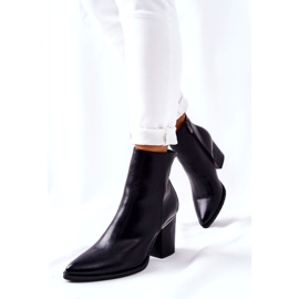 POTOCKI Botas negras clásicas de Airah en tacón alto negro 5 POTOCKI Botas negras clásicas de Airah en tacón alto negro 5