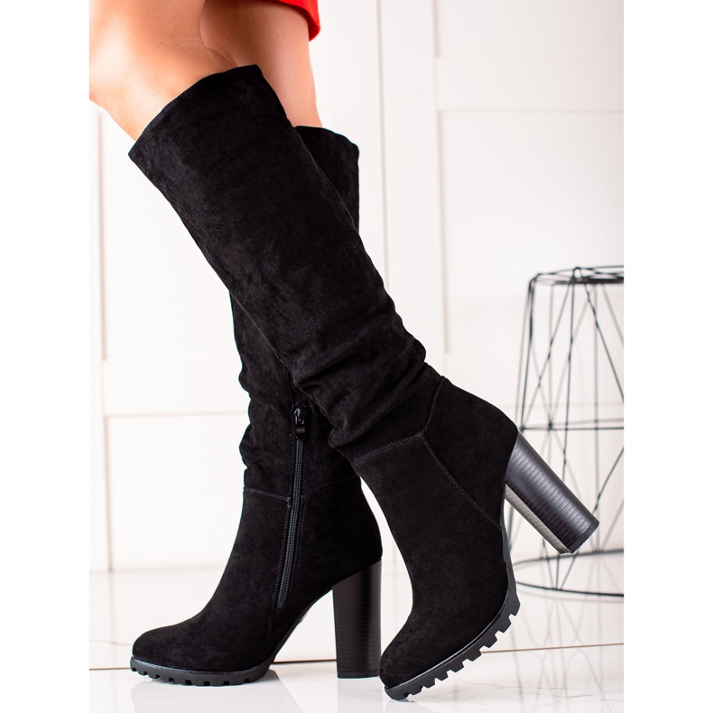 Sixth Sense Botas de gamuza elegantes negro 1