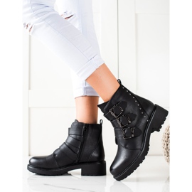 Anesia Paris Trabajadores con hebillas negro 1