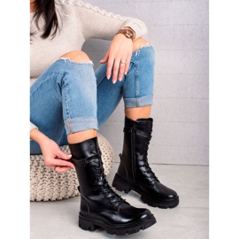 Botas clásicas de Sergio Leone negro 1 Botas clásicas de Sergio Leone negro 1