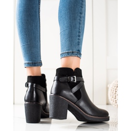TRENDI Botas negras casuales negro 2