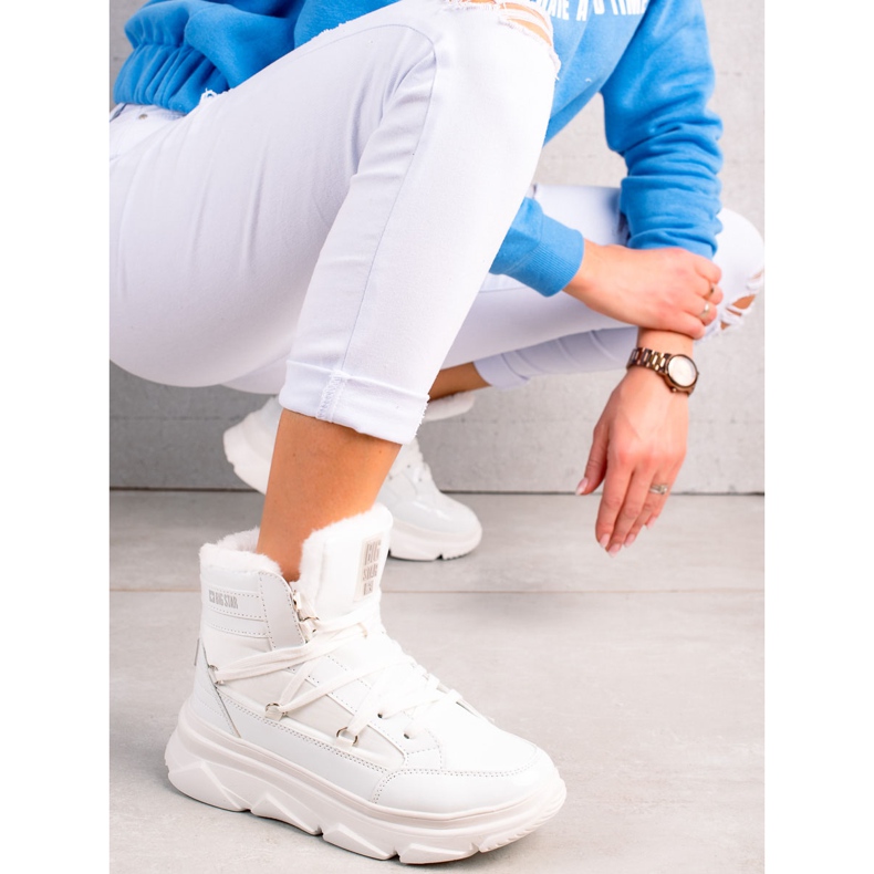 Botas de nieve para mujer Big Star II274463 blanco 1