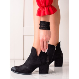 W. Potocki Botas de ante Potocki negro 2
