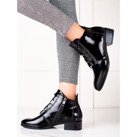 W. Potocki Elegantes botas Potocki barnizadas negro 2 W. Potocki Elegantes botas Potocki barnizadas negro 2