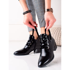Botas de tacón bajo de Sergio Leone negro 1