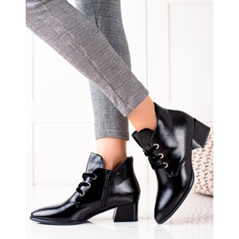 Botas de tacón bajo de Sergio Leone negro 3