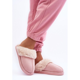 Pantuflas de Mujer Pantuflas con Piel Rosa Pinky 2