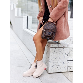 PS1 Botas De Mujer En La Plataforma Beige Charlee 5