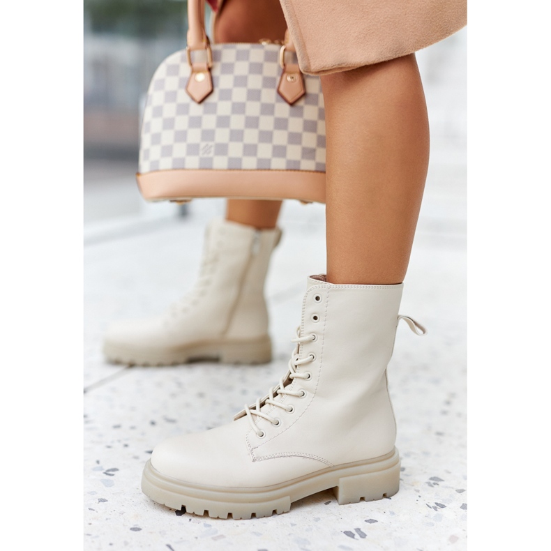 PE1 Botas Altas Workery Beige Rozelle 1