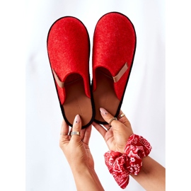 Big Star Zapatillas de casa de mujer Panto Fino II267002 Rojo-Marrón 4