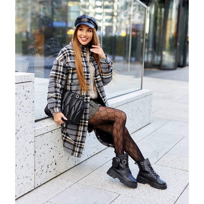 Botas Trabajadoras Con Riñón Olenisse Negra negro 2