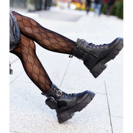 Botas Trabajadoras Con Riñón Olenisse Negra negro 5