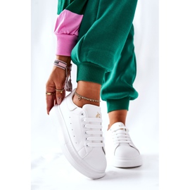 Zapatos deportivos de cuero en una plataforma Lemmy blanca blanco 1 Zapatos deportivos de cuero en una plataforma Lemmy blanca blanco 1