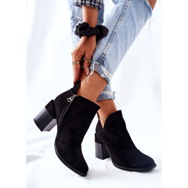 PM1 Botas De Mujer Con Corte De Tacón Negro Meliori 2 PM1 Botas De Mujer Con Corte De Tacón Negro Meliori 2