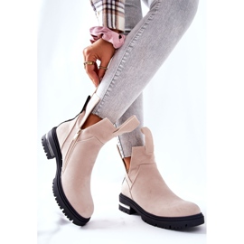 PS1 Warm Booties Botas Jodhpur con cremallera Beige My Way 5