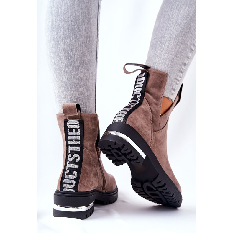 PS1 Warm Booties Botas Jodhpur Con cremallera Cappucino My Way caqui 1 PS1 Warm Booties Botas Jodhpur Con cremallera Cappucino My Way caqui 1