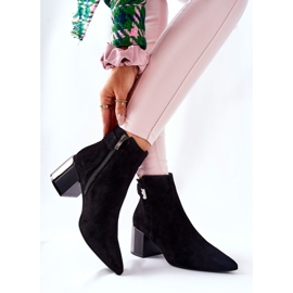 Botas de piel en poste Laura Messi negro 2354 7