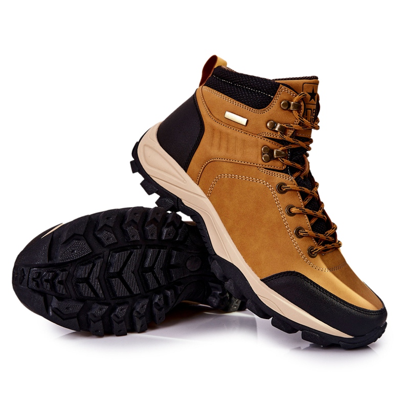 PE1 Calzado De Trekking Para Hombre Camel Dannis marrón 1