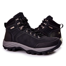 PE1 Zapatos de trekking cálidos negros para hombre Dannis 6