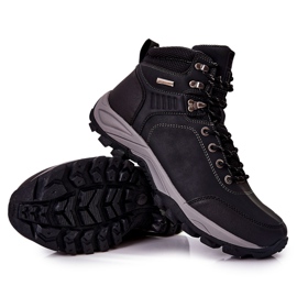 PE1 Zapatos de trekking cálidos negros para hombre Dannis 2