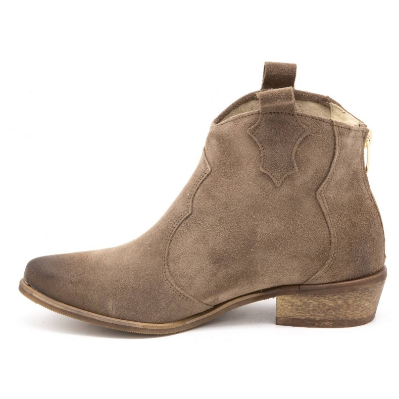 Exquisite Botas de mujer piel 1128EX almendra beige 1 Exquisite Botas de mujer piel 1128EX almendra beige 1