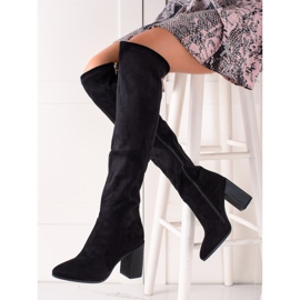 Goodin Botas con Tacón Decorativo negro 1 Goodin Botas con Tacón Decorativo negro 1