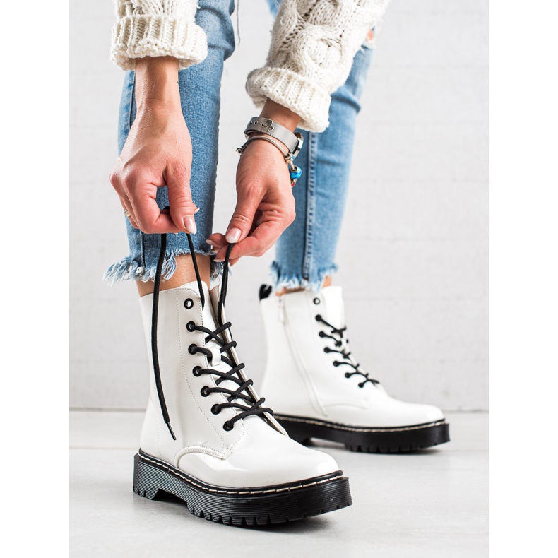 Vinceza Trappers cálidos y con estilo blanco 2