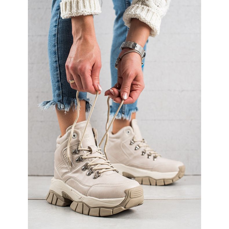 Botas de Mujer Big Star II274331 beige 2 Botas de Mujer Big Star II274331 beige 2