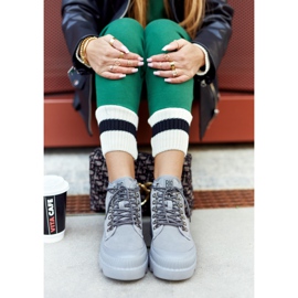Botas de Piel Big Star II274365 Gris 3