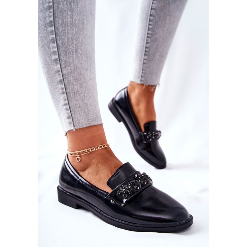 PG1 Zapatos Con Tira Valisso Negra Decorativa negro 1