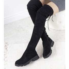 Botas negras con suela alta de Patrice negro 2 Botas negras con suela alta de Patrice negro 2