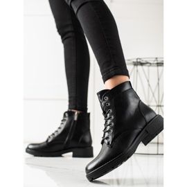 W. Potocki Tramperos negros de cuero Eco Potocki 1 W. Potocki Tramperos negros de cuero Eco Potocki 1