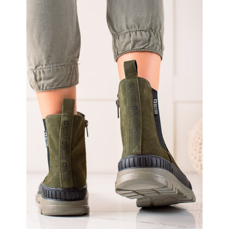 Botas de mujer Big Star II274355 verde 1