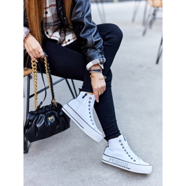 Zapatillas altas On The Big Star II274014 White Platform blanco 7