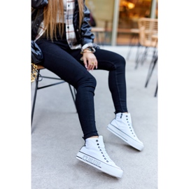 Zapatillas altas On The Big Star II274014 White Platform blanco 5
