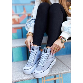 Zapatillas altas On The Big Star II274016 Grey Platform gris 5