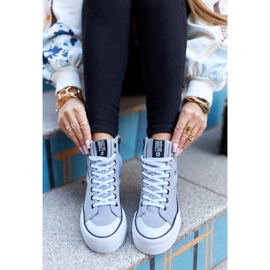 Zapatillas altas On The Big Star II274016 Grey Platform gris 6